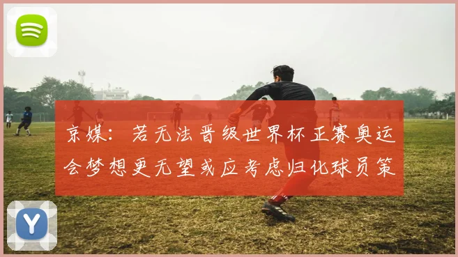京媒：若无法晋级世界杯正赛奥运会梦想更无望或应考虑归化球员策略